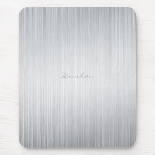Pinsel aus Aluminium-Look Maus Pad-Individuelle Na Mousepad (Vorne)