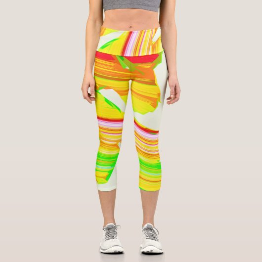 Pinsel Capri Leggings (Vorderseite)