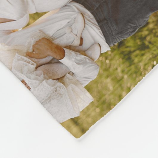 Pinsel dankbar Editable Farbfoto Collage Fleecedecke (Ecke)