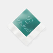 Pinsel Emerald individuell anpassbares Papier Napk Serviette (Ecke)