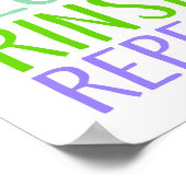 Pinsel, Fallout, Rinde, Wiederholung Poster (Ecke)