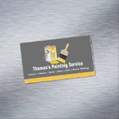 Pinsel für berufliche Malerei Magnetische Visitenkarte (Beispiel)