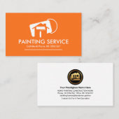 Pinsel für die Zuhause-Rollbürste Visitenkarte (Vorne/Hinten)