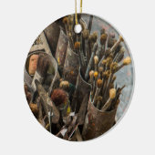 Pinsel für Künstler in alten, rustikalen Dosen Keramikornament (Links)