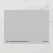 Pinsel für Künstler Postkarte (Rückseite)