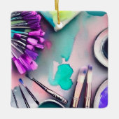 Pinsel für Wasserfarben Keramikornament (Vorderseite)