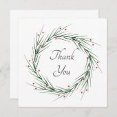 Pinsel für Wasserfarben und Brötchen Dankeskarte (Vorne/Hinten)