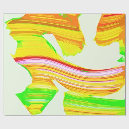 Pinsel Geschenkpapier (Flach)