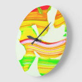 Pinsel Große Wanduhr (Winkel)