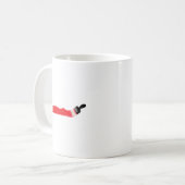 Pinsel Kaffeetasse (Vorderseite Links)