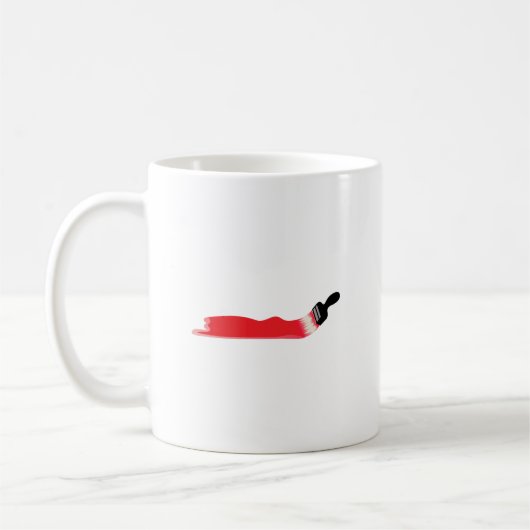 Pinsel Kaffeetasse (Links)