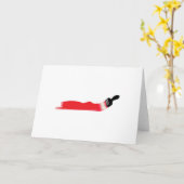 Pinsel Karte (Gelbe Blume)