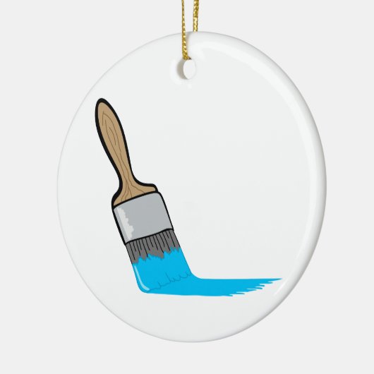 Pinsel Keramik Ornament (Links)