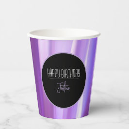 Pinsel-Lavendel-Papier-Party-Cup | elegant Pappbecher