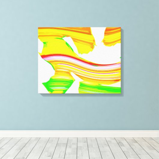 Pinsel Leinwanddruck (Insitu (Holzboden))