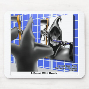 Pinsel mit lustigen Halloween-Cartoon-Geschenken d Mousepad