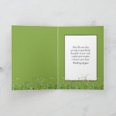 Pinsel mit Wildblumen Karte (Innenseite)