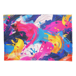 Pinsel-Motiv Kissenbezug