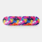 Pinsel-Motiv Skateboard (Horizontal)