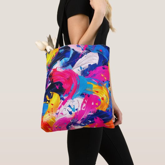 Pinsel-Motiv Tasche (Von Nahem)