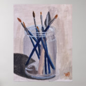 Pinsel Poster (Vorne)