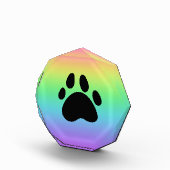 Pinsel-Rainbow-Akrylblock Fotoblock (Rechts)