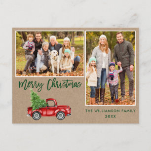 Pinsel Schrift Truck 2 Foto Kraft Weihnachten Postkarte