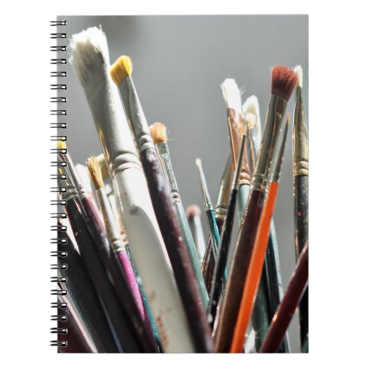 Pinsel trocknen im Sonnenlicht 2 Notizblock (Vorderseite)