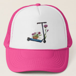 Pinsel und Blume Wasserfarben Truckerkappe