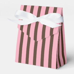 Pinsel und Braunstreifen Geschenkschachtel