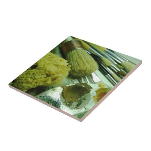 Pinsel und Pinsel Fliese (Seite)