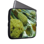 Pinsel und Pinsel Laptopschutzhülle (Vorne Rechts)