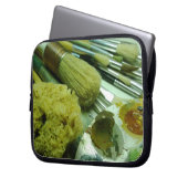 Pinsel und Pinsel Laptopschutzhülle (Vorderseite Links)