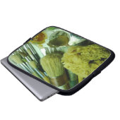 Pinsel und Pinsel Laptopschutzhülle (Vorne Knopf)