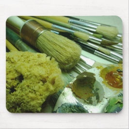 Pinsel und Pinsel Mousepad