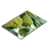 Pinsel und Pinsel Notizblock (Linke Seite)