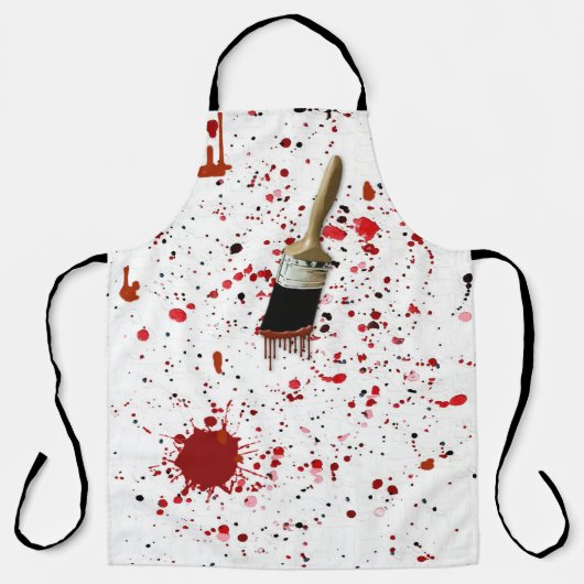 Pinsel und Spritzer Schürze (Vorderseite)