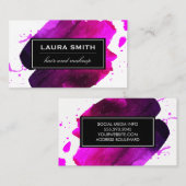 Pinsel Visitenkarte (Vorne/Hinten)