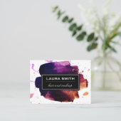 Pinsel Visitenkarte (Stehend Vorderseite)