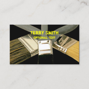 Pinsel-Visitenkarte Visitenkarte