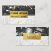 Pinsel zusammenstellen | Aufleuchten Visitenkarte (Vorne/Hinten)