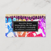 Pinsel zusammenstellen | Haargeräte | GLITZER Visitenkarte (Rückseite)