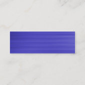 Pinselblau Mini Visitenkarte (Rückseite)