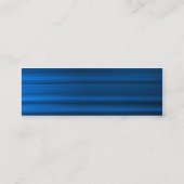 Pinselblau Mini Visitenkarte (Rückseite)