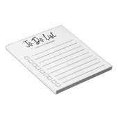 Pinselbriefe, Personalisiert zu führen Notizblock (angewinkelt)