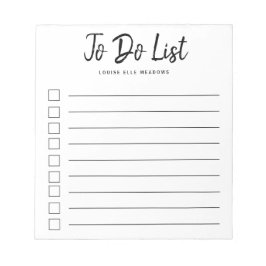 Pinselbriefe, Personalisiert zu führen Notizblock