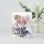 Pinselcharm Holiday Foto-Karte Postkarte (Stehend Vorderseite)