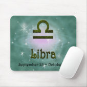 Pinselfarbe Libra Zodiac Astrologisches Zeichen Mousepad (Mit Mouse)