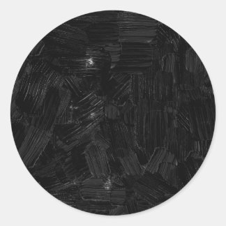 Pinselfarbe Runder Aufkleber