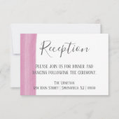 Pinselfarben Pinselstrich Empfang Einladung (Vorderseite)